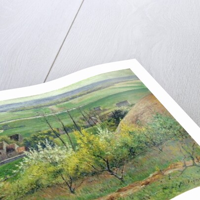 A Village near Auvers, c.1885 by Victor Vignon