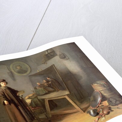 A Painter in his Studio by Gerrit or Gerard Dou