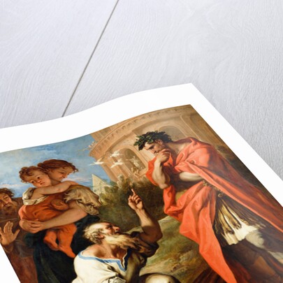 Tarquin the Elder consulting Attius Navius, c.1690 by Sebastiano Ricci