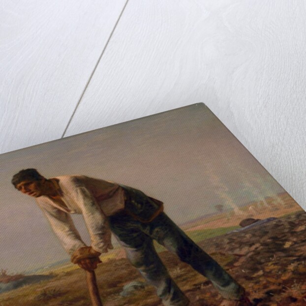 Man with a Hoe, c.1860-62 by Jean-Francois Millet
