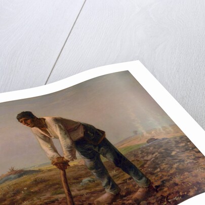 Man with a Hoe, c.1860-62 by Jean-Francois Millet