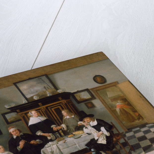 Family Group at Dinner Table, c.1658-60 by Quiringh Gerritsz. van Brekelenkam
