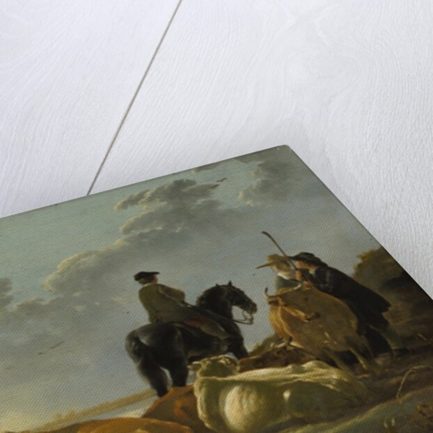 Peasants and Cattle by the River Merwede, c.1655-60 by Aelbert Cuyp