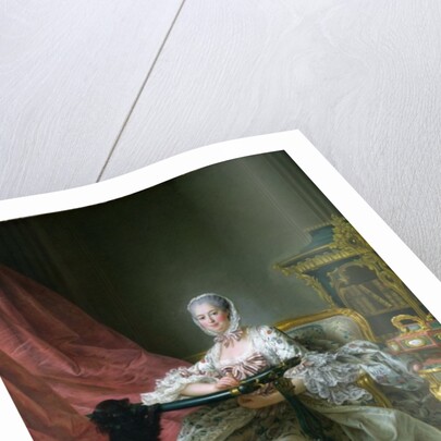 Madame de Pompadour at her Tambour Frame, 1763-4 by Francois-Hubert Drouais