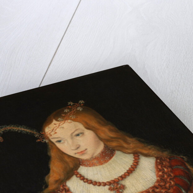 Betrothal portrait of Sybille of Cleves, 1526-7 by Lucas the Elder Cranach