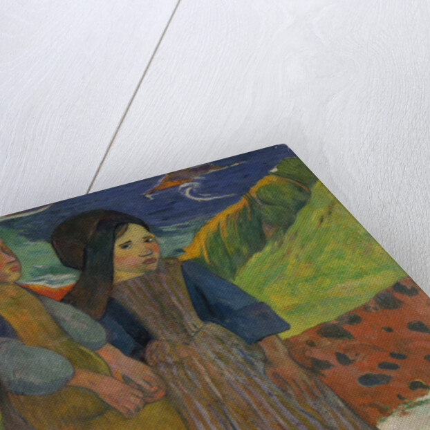 Little Breton Girls by the Sea, 1889 by Paul Gauguin