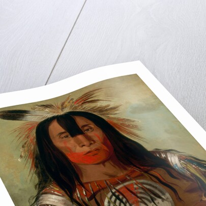 Stu-mick-o-súcks, Buffalo Bull's Back Fat, Head Chief, Blood Tribe, 1832 by George Catlin