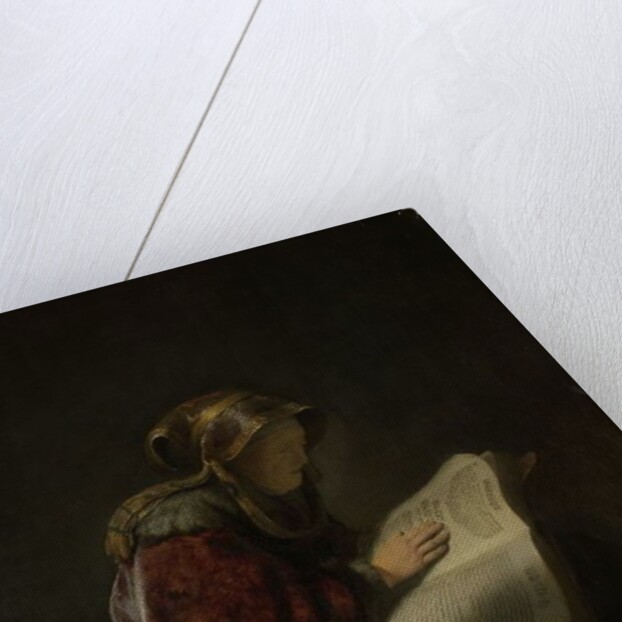 An Old Woman Reading, Probably the Prophetess Hannah, 1631 by Rembrandt Harmensz. van Rijn