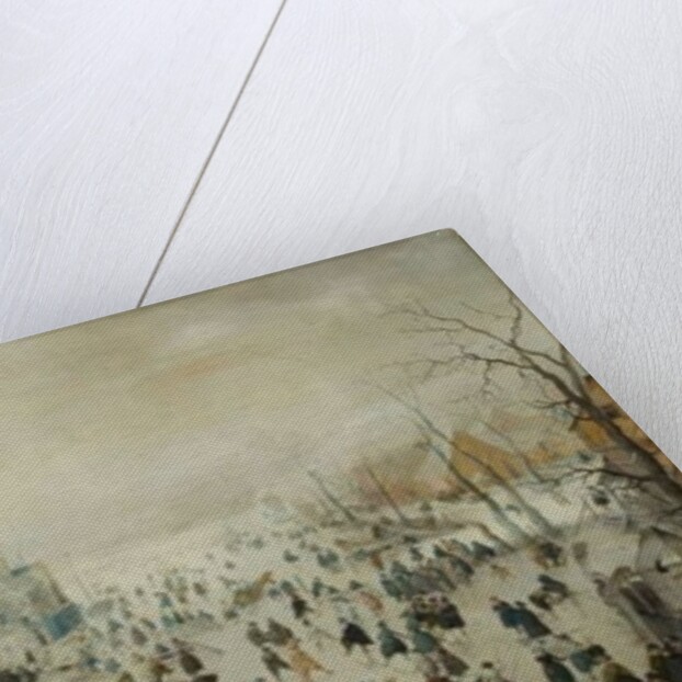 Winter Landscape with Skaters. c.1608 by Hendrik Avercamp