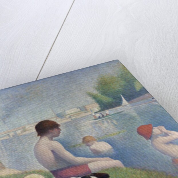 Bathers at Asnières, 1884 by Georges Pierre Seurat