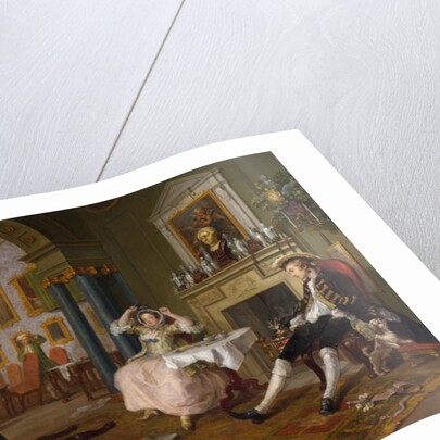 Marriage a la Mode: II - The Tete a Tete, c.1743 by William Hogarth