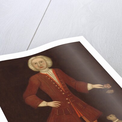 Portrait of Jonathan Bentham, c.1725 by American School