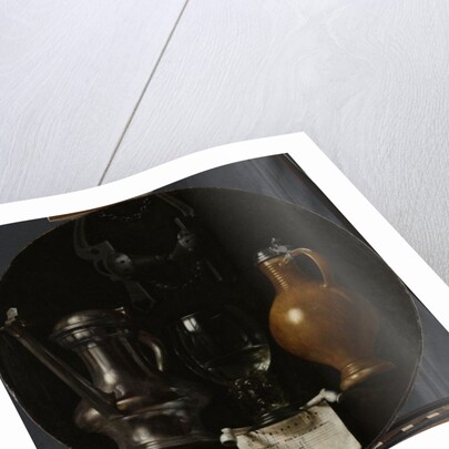 Emblematic Still Life with Flagon, Glass, Jug and Bridle, 1614 by Johannes Torrentius