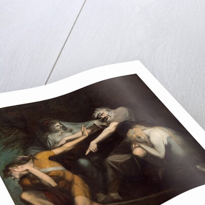 Oedipus Cursing His Son, Polynices, 1786 by Henry Fuseli