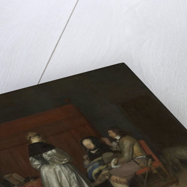 Gallant Conversation, also known as ‘The Paternal Admonition’, c.1654 by Gerard ter Borch or Terborch