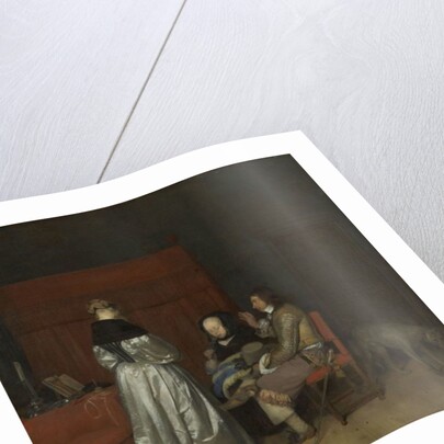 Gallant Conversation, also known as ‘The Paternal Admonition’, c.1654 by Gerard ter Borch or Terborch