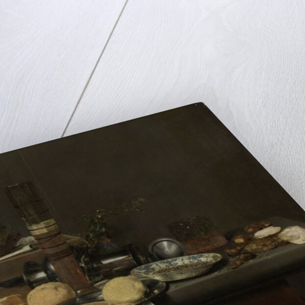 Still Life with a Tall Beer Glass, 1647 by Jan Jansz. van de Velde