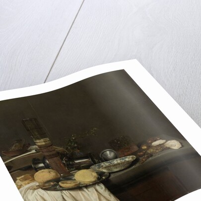 Still Life with a Tall Beer Glass, 1647 by Jan Jansz. van de Velde