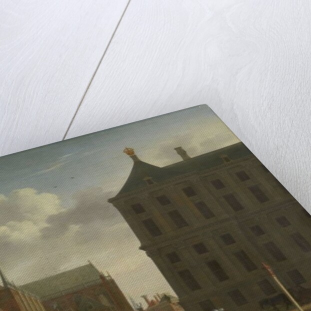 The Nieuwe Kerk and the Town Hall on the Dam in Amsterdam, c.1780-90 by Isaak Ouwater