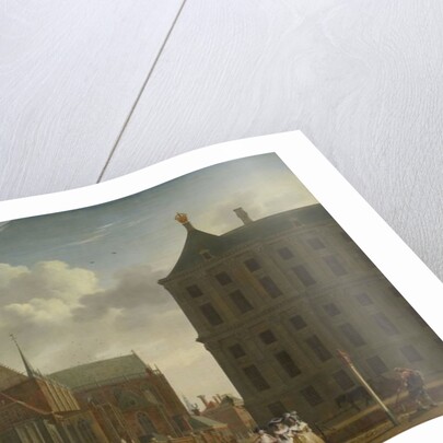 The Nieuwe Kerk and the Town Hall on the Dam in Amsterdam, c.1780-90 by Isaak Ouwater