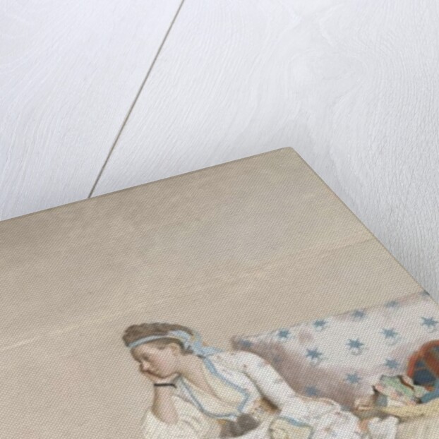 Portrait of Marie Fargues, wife of the artist in Turkish costume, 1756-58 by Jean-Etienne Liotard