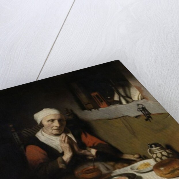 Old Woman Saying Grace, known as ‘The Prayer without End’, c.1656 by Nicolaes Maes