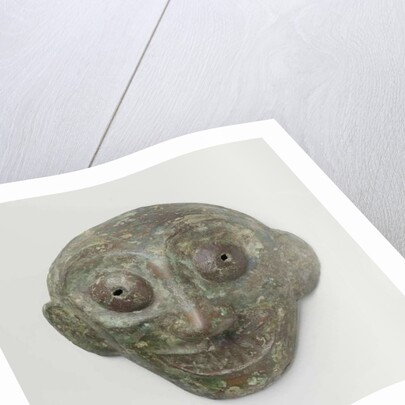 Chinese bronze mask, c.1100-800 BC by Anonymous Anonymous