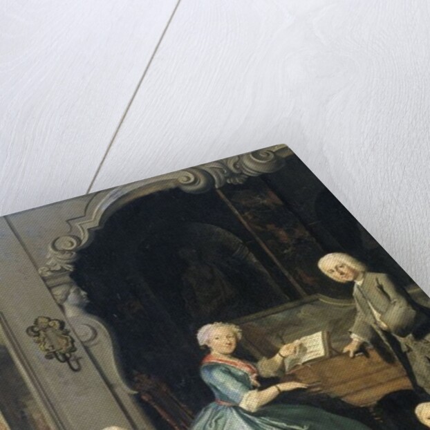 Family Group near a Harpsichord, 1739 by Cornelis Troost