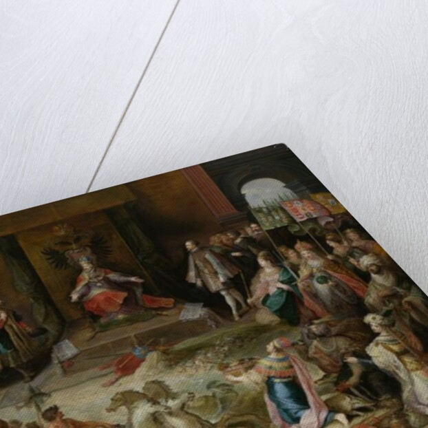 Allegory on the Abdication of Emperor Charles V in Brussels, c.1630-40 by Frans II the Younger Francken