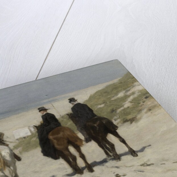 Morning Ride along the Beach, 1876 by Anton Mauve
