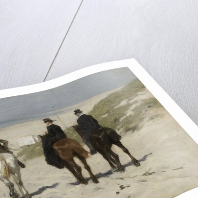 Morning Ride along the Beach, 1876 by Anton Mauve