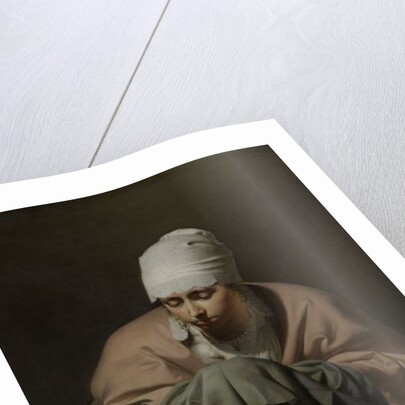 A Young Woman Warming her Hands over a Brazier, an Allegory of Winter, c.1644-8 by Cesar Boetius van Everdingen