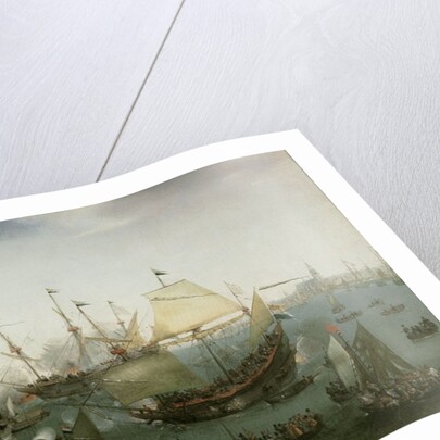 The Return to Amsterdam of the Second Expedition to the East Indies, 1599 by Hendrick Cornelisz Vroom