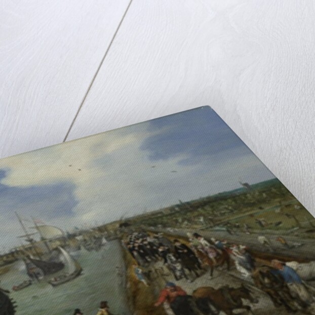 The Departure of a Dignitary from Middelburg, 1615 by Adriaen Pietersz. van de Venne