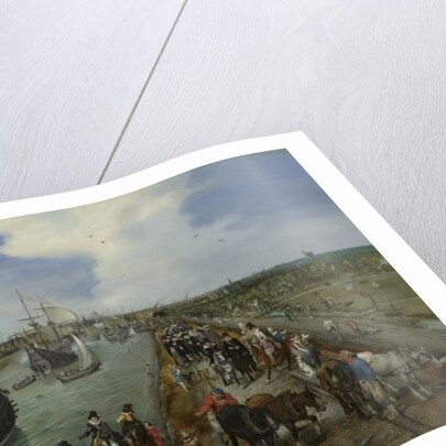 The Departure of a Dignitary from Middelburg, 1615 by Adriaen Pietersz. van de Venne