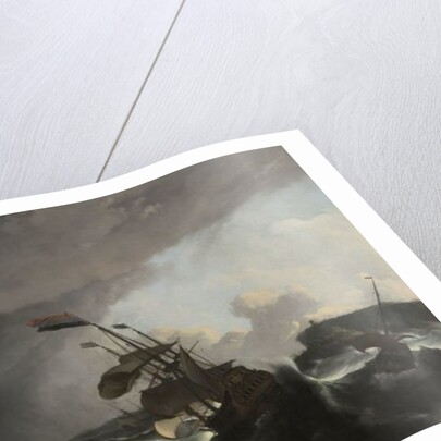 The Battle of Terheide, c.1695 by Ludolf I Backhuysen