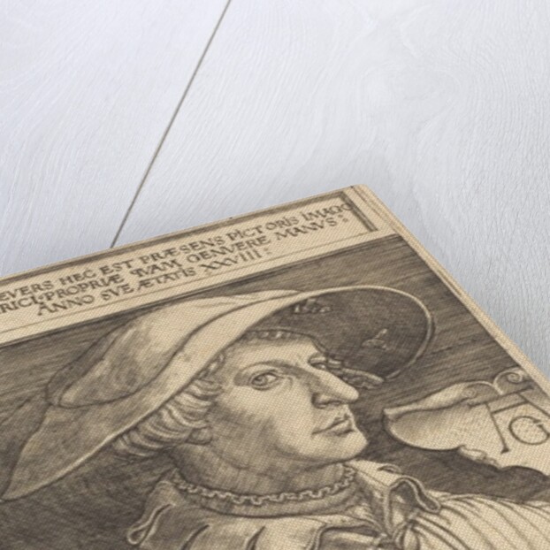 Self-Portrait, 1530 by Heinrich Aldegrever