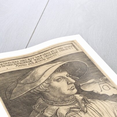 Self-Portrait, 1530 by Heinrich Aldegrever