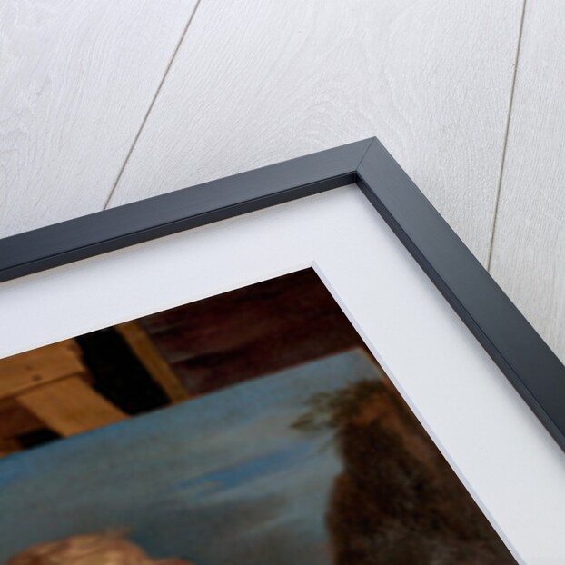 Self-Portrait before a Painting of 'Amor Fedele', 1655 by Guercino