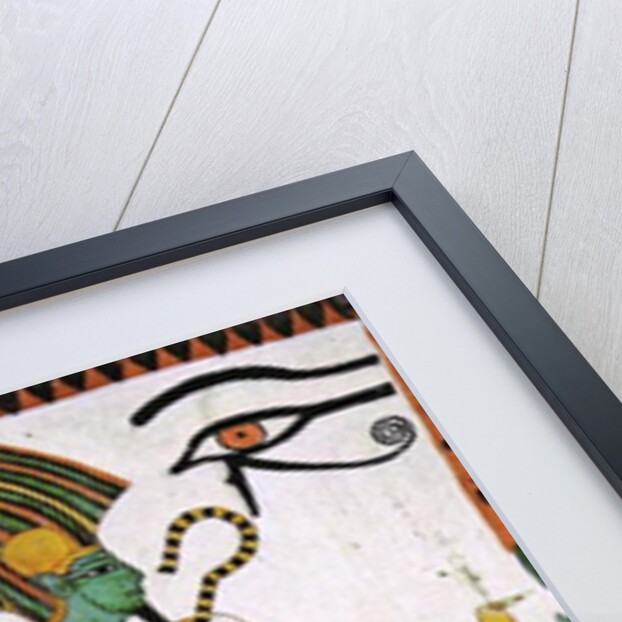 Osiris from the Tomb of Sennedjem, c.1290 BC by Egyptian 19th Dynasty