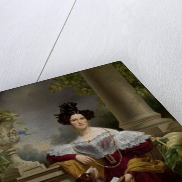 Portrait of Alida Christina Assink by Jan Adam Janszoon Kruseman