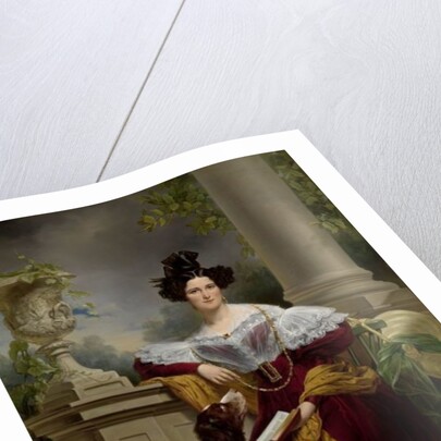 Portrait of Alida Christina Assink by Jan Adam Janszoon Kruseman