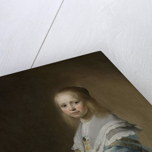 Portrait of a Girl Dressed in Blue, 1641 by Johannes Cornelisz. Verspronck