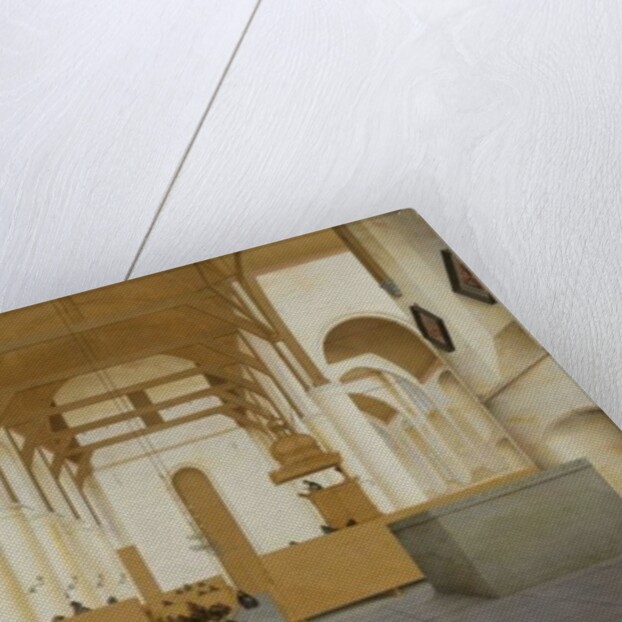 Interior of the Sint-Odulphuskerk in Assendelft, 1649 by Pieter Jansz Saenredam