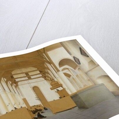 Interior of the Sint-Odulphuskerk in Assendelft, 1649 by Pieter Jansz Saenredam