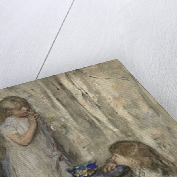 Two Girls Blowing Bubbles, c.1880 by Jacob Henricus or Hendricus Maris