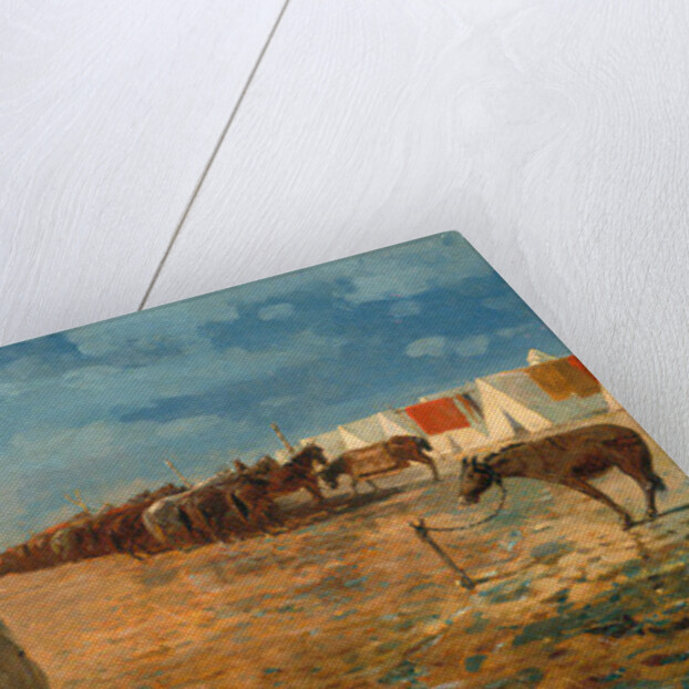 Rainy Day in Camp, 1871 by Winslow Homer