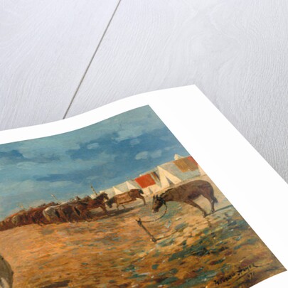 Rainy Day in Camp, 1871 by Winslow Homer