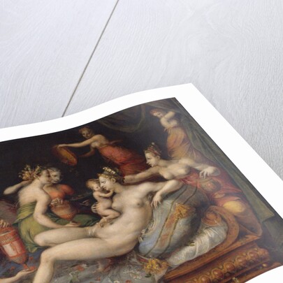 The Birth of Cupid by Master of Flora