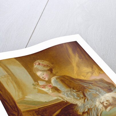 The Love Letter, c.1770 by Jean-Honore Fragonard